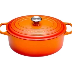 Le Creuset Signature Braadpan Ovaal, 31cm oranjerood