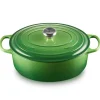 Le Creuset Signature Braadpan Ovaal, 31cm bamboo green