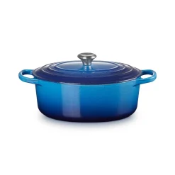 Le Creuset Signature Braadpan Ovaal, 33cm azure