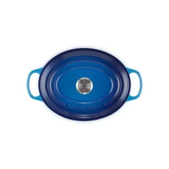 Le Creuset Signature Braadpan Ovaal, 33cm azure