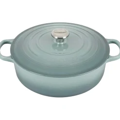 Le Creuset Signature Braadpan Laag, 30cm sea salt