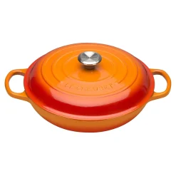Le Creuset Signature Campagnard Braadpan, 30cm oranjerood