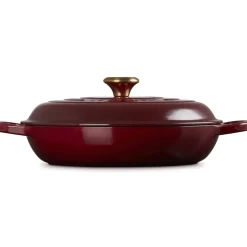 Le Creuset Signature Campagnard Braadpan, 30cm garnet