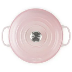 Le Creuset Signature Campagnard Braadpan, 26cm shell pink