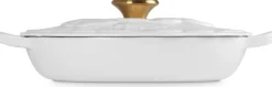 Le Creuset Signature Campagnard Bloesem, 26cm wit