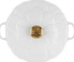 Le Creuset Signature Campagnard Bloesem, 26cm wit