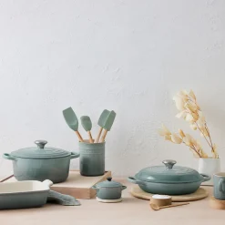 Le Creuset Signature Campagnard Braadpan, 30cm sea salt