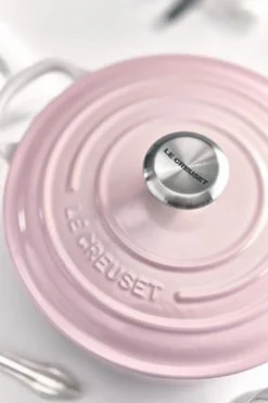 Le Creuset Signature Campagnard Braadpan, 30cm shell pink