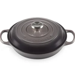 Le Creuset Signature Campagnard Braadpan, 30cm flint