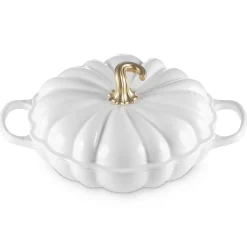 Le Creuset Signature Campagnard Pompoen Braadpan, 28cm white