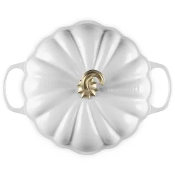 Le Creuset Signature Campagnard Pompoen Braadpan, 28cm white