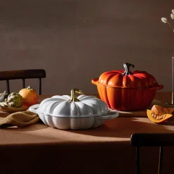 Le Creuset Signature Campagnard Pompoen Braadpan, 28cm white