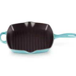 Le Creuset Signature Grillpan, 26x26cm caribbean blue
