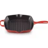 Le Creuset Signature Grillpan, 26x26cm kersenrood