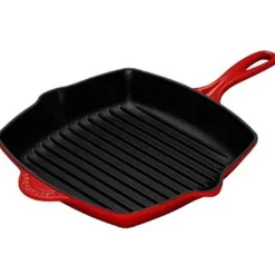 Le Creuset Signature Grillpan, 26x26cm kersenrood