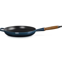 Le Creuset Signature Koekenpan met Houten Steel, 28cm nuit