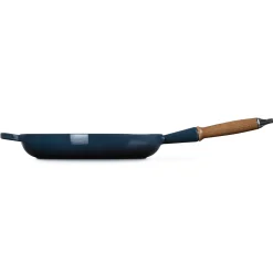 Le Creuset Signature Koekenpan met Houten Steel, 28cm nuit