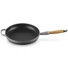 Le Creuset Signature Koekenpan met Houten Steel, 28cm flint