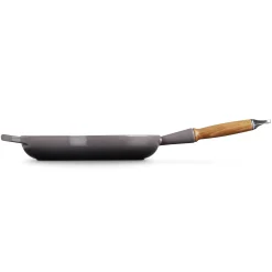 Le Creuset Signature Koekenpan met Houten Steel, 28cm flint