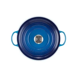 Le Creuset Signature Marmite Braadpan, 26cm azure