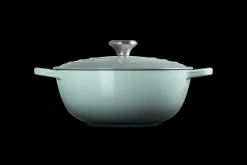 Le Creuset Signature Marmite Braadpan, 28cm sea salt
