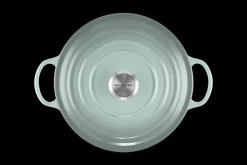 Le Creuset Signature Marmite Braadpan, 28cm sea salt