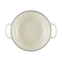 Le Creuset Signature Marmite Braadpan met Hoge Deksel, 22cm meringue