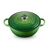 Le Creuset Signature Marmite Braadpan, 26cm bamboo green