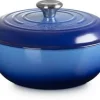 Le Creuset Signature Marmite Braadpan Hoog, 26cm azure