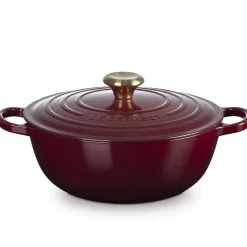 Le Creuset Signature Marmite Braadpan, 26cm garnet