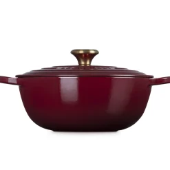 Le Creuset Signature Marmite Braadpan, 26cm garnet