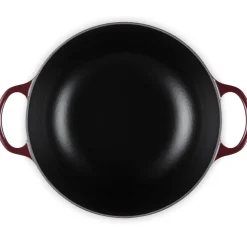 Le Creuset Signature Marmite Braadpan, 26cm garnet