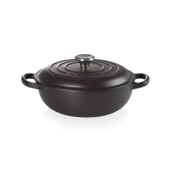 Le Creuset Signature Marmite Braadpan met Hoge Deksel, 22cm mat zwart