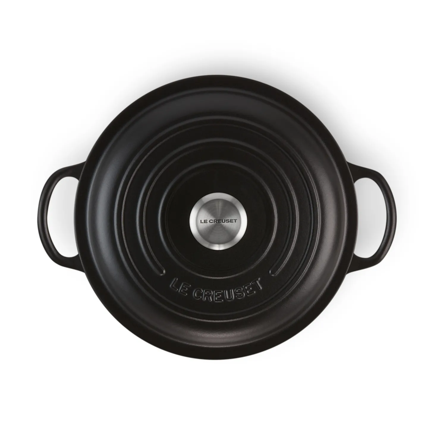 Le Creuset Signature Marmite Braadpan met Hoge Deksel, 22cm mat zwart