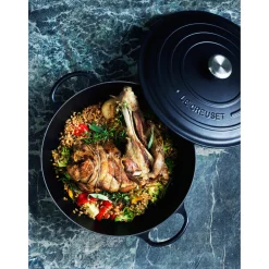 Le Creuset Signature Marmite Braadpan, 26cm mat zwart