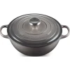 Le Creuset Signature Marmite Braadpan, 26cm flint