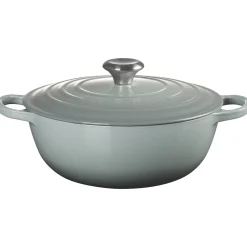Le Creuset Signature Marmite Braadpan, 26cm sea salt