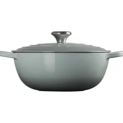 Le Creuset Signature Marmite Braadpan, 26cm sea salt