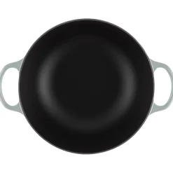 Le Creuset Signature Marmite Braadpan, 26cm sea salt