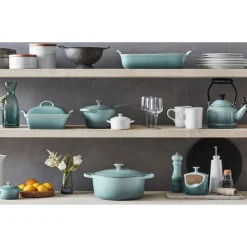Le Creuset Signature Marmite Braadpan, 26cm sea salt