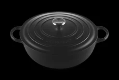 Le Creuset Signature Marmite Braadpan, 28cm mat zwart