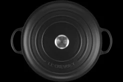 Le Creuset Signature Marmite Braadpan, 28cm mat zwart