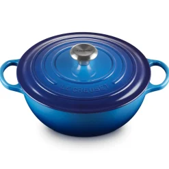 Le Creuset Signature Marmite Braadpan, 28cm azure