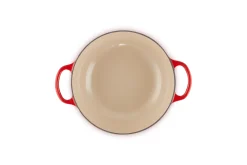 Le Creuset Signature Marmite Braadpan met Hoge Deksel, 22cm kersenrood