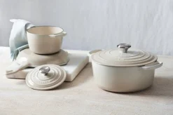 Le Creuset Signature Marmite Braadpan, 26cm meringue