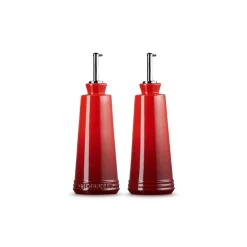 Le Creuset Signature Olie- en Azijnset, 0,3L kersenrood