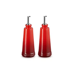 Le Creuset Signature Olie- en Azijnset, 0,3L kersenrood