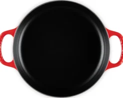 Le Creuset Signature Serveerpan, 28cm kersenrood