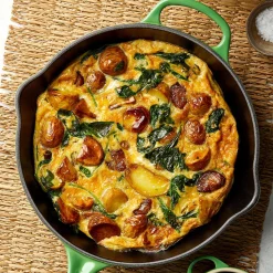 Le Creuset Signature Skillet Hoog, 26cm bamboo green