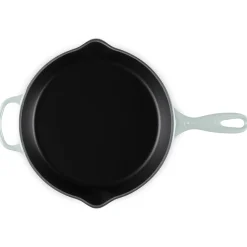 Le Creuset Signature Skillet Hoog, 26cm sea salt